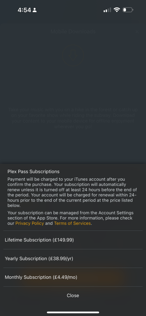 plex upsell the 1
