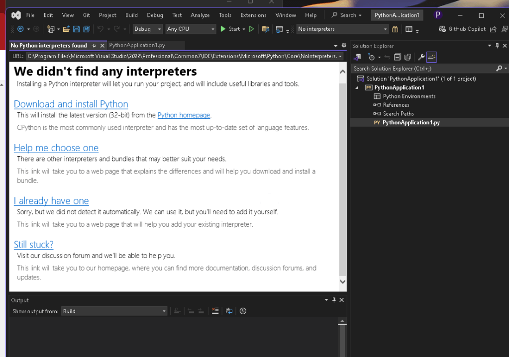 running python locally 2
