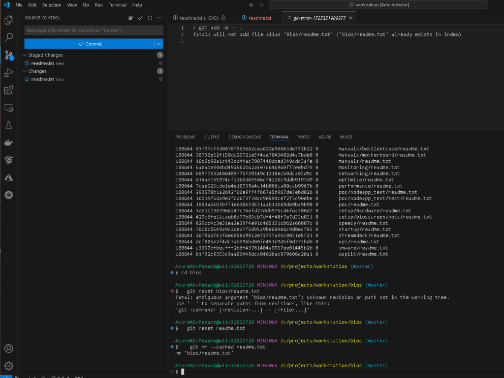 git errors out 6