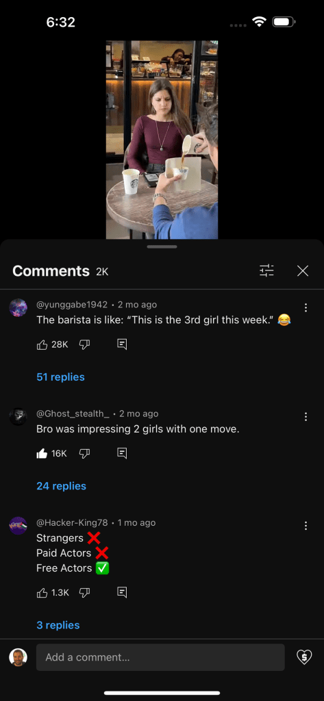 music and comments 1