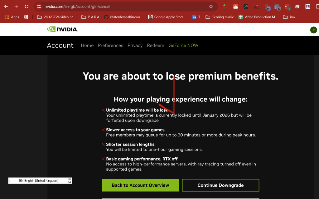 unable to cancel 12