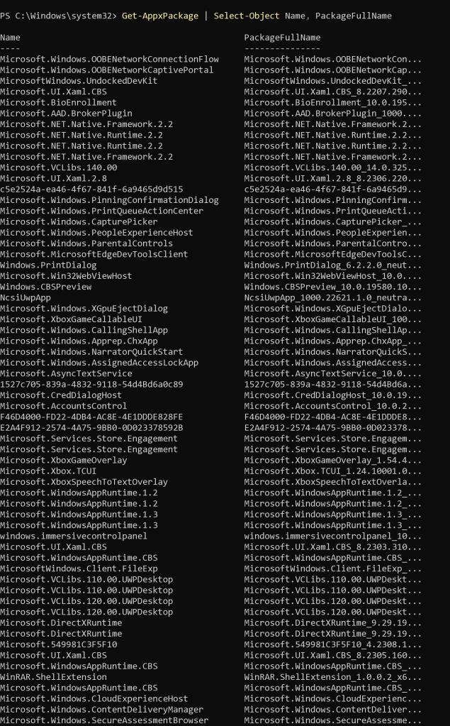 exploring installed software 3