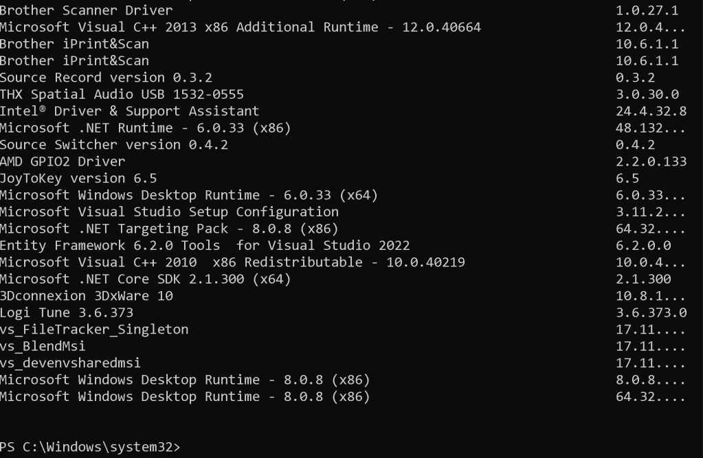 exploring installed software 5
