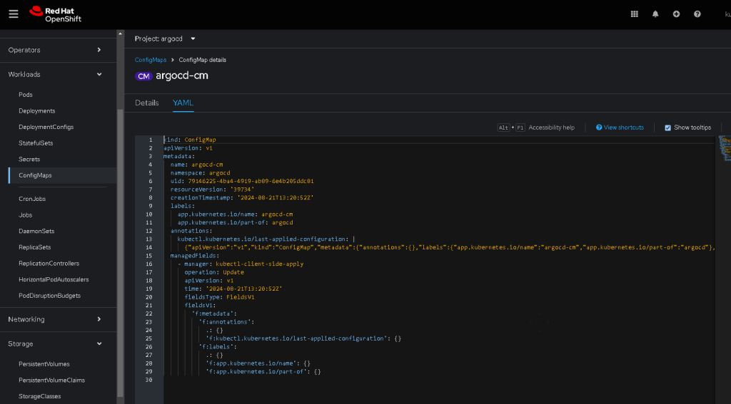 argocd development logs 15
