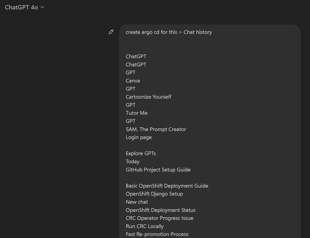 argocd development logs 3