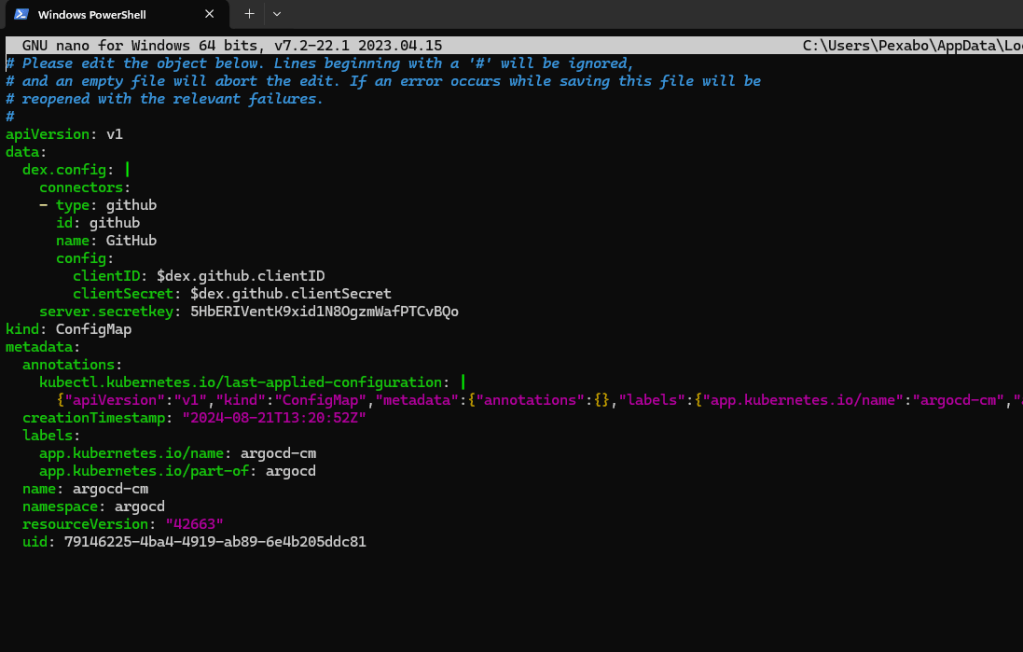 argocd development logs 31