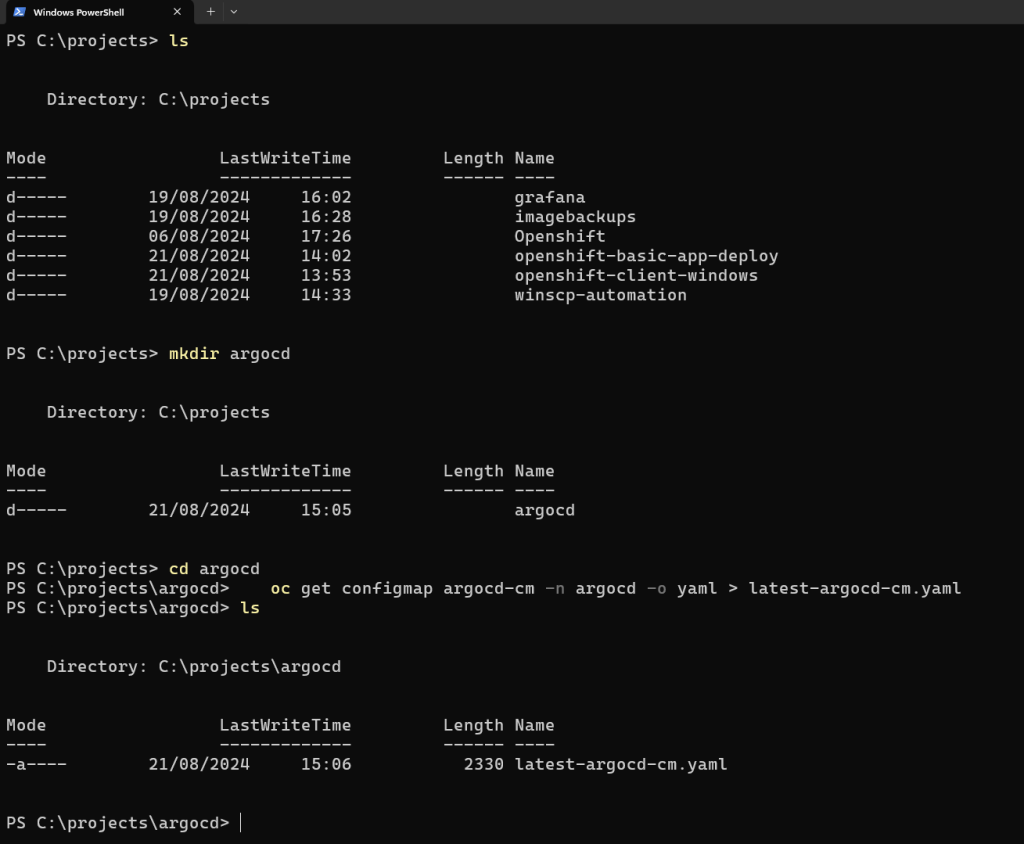 argocd development logs 34