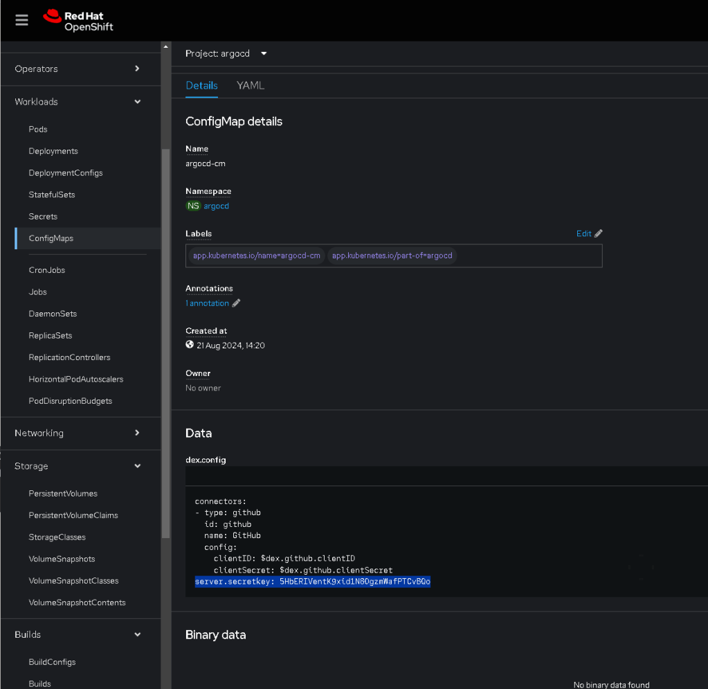 argocd development logs 40