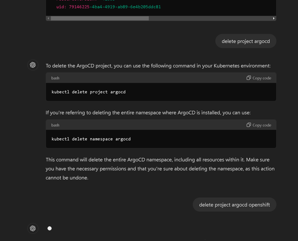 argocd development logs 45
