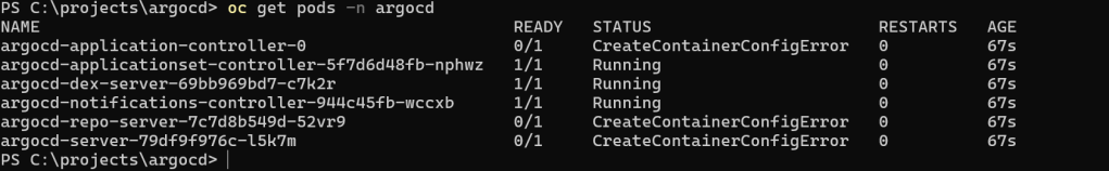 argocd development logs 51