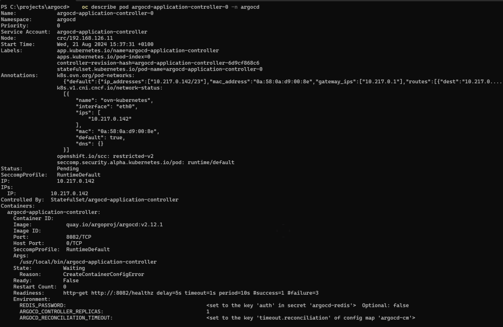 argocd development logs 69