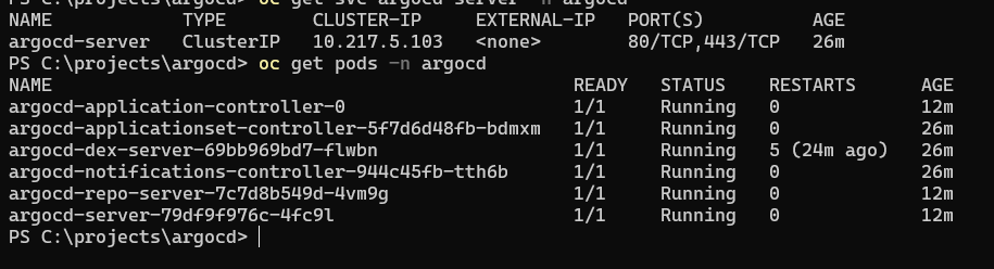 argocd development logs 83