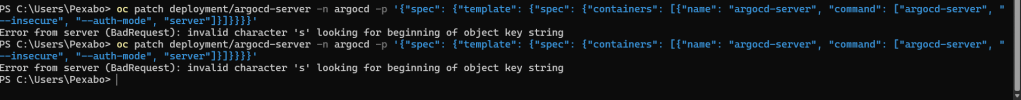argocd development logs 9