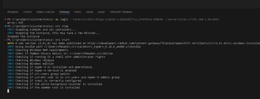 resolving container connectivity 19