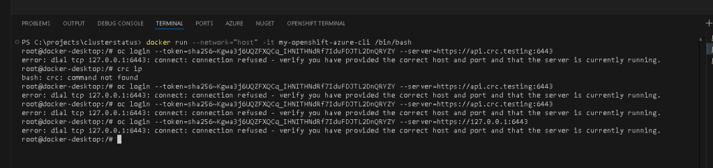 resolving container connectivity 2