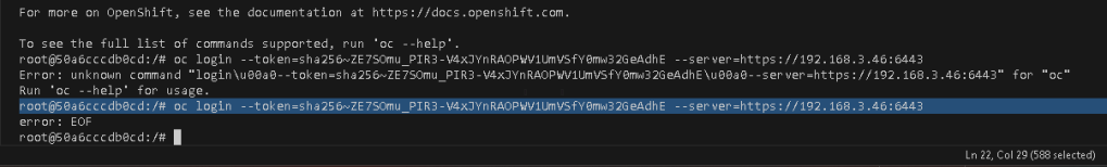 resolving container connectivity 8