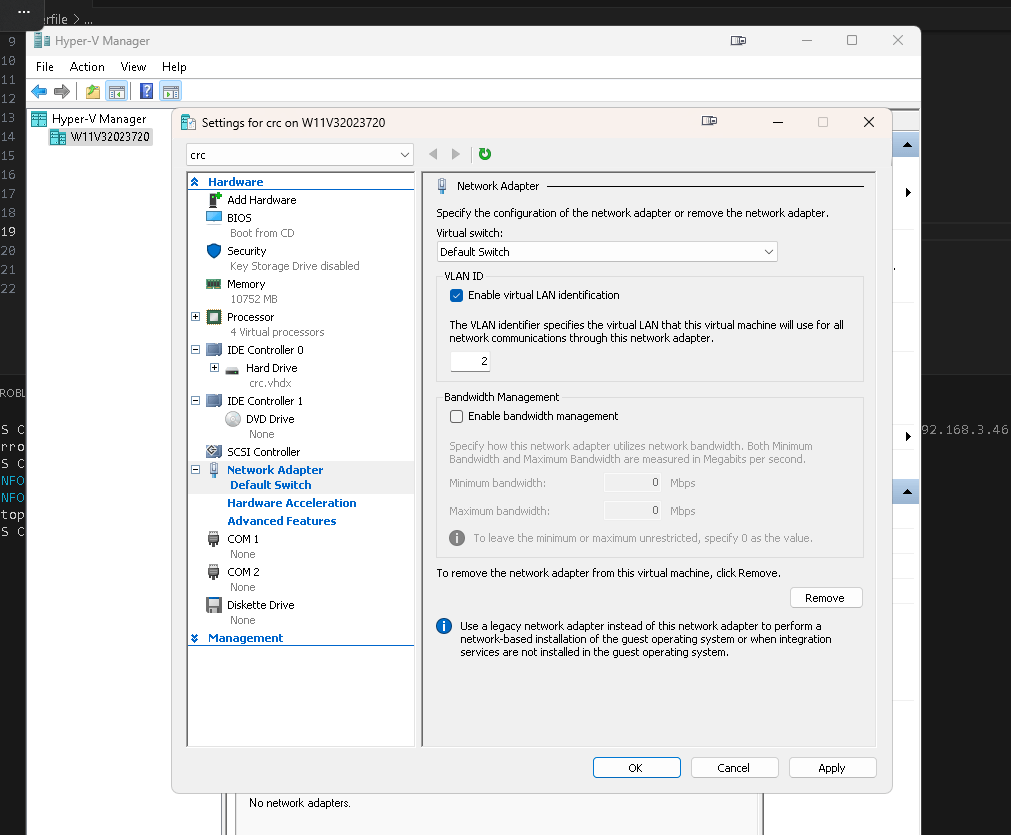resolving container connectivity 18