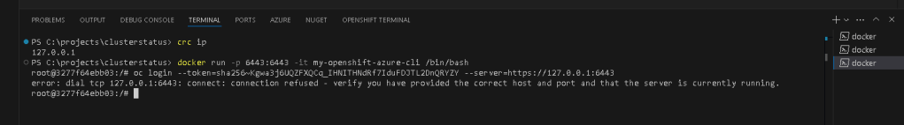 resolving container connectivity 4