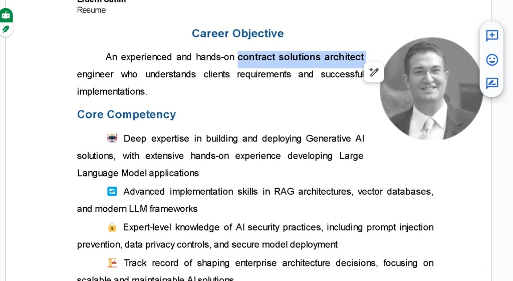 cv updates 1