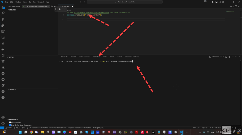 creating a net 8