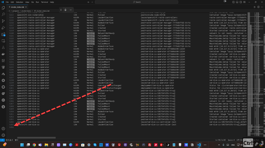 writing openshift cli 2