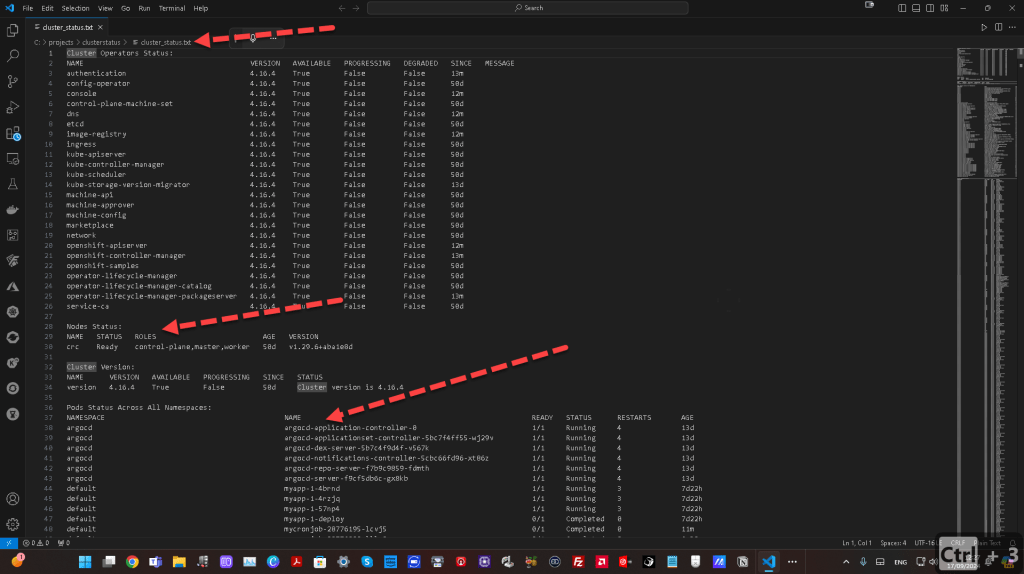 writing openshift cli 3