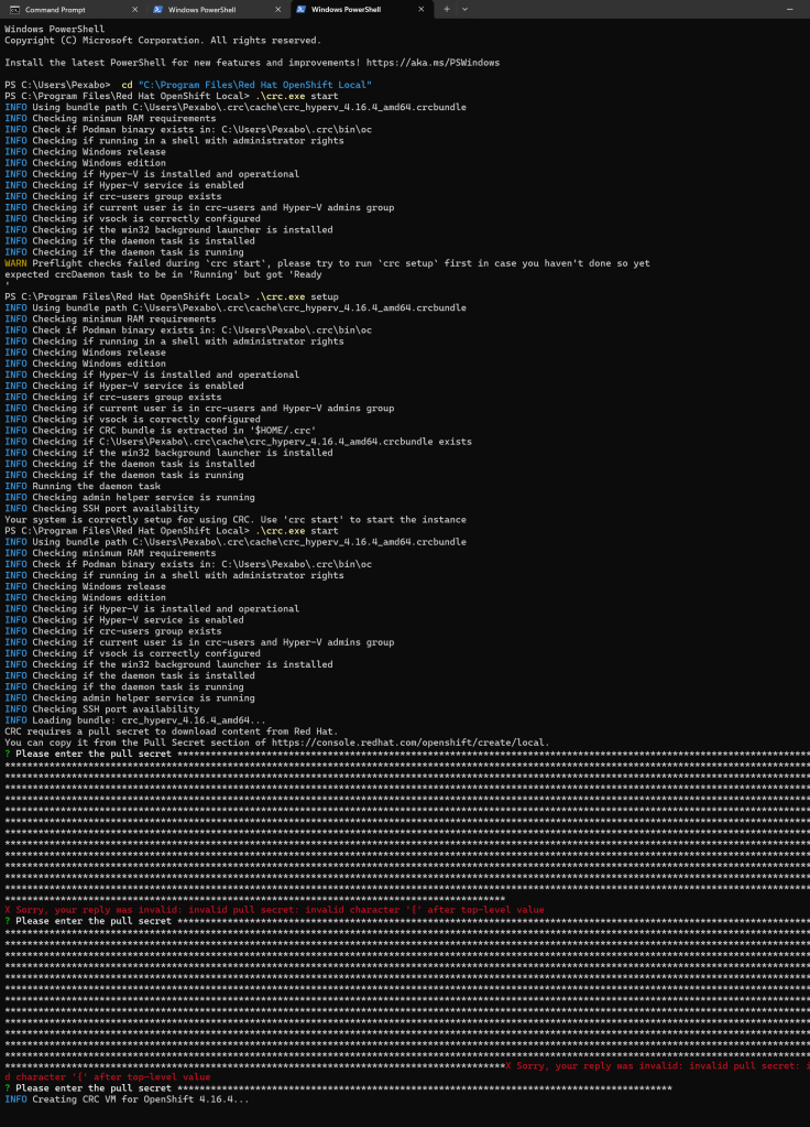 poc openshift on 12