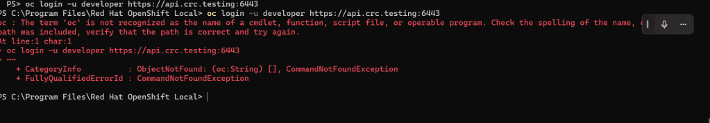 poc openshift on 15