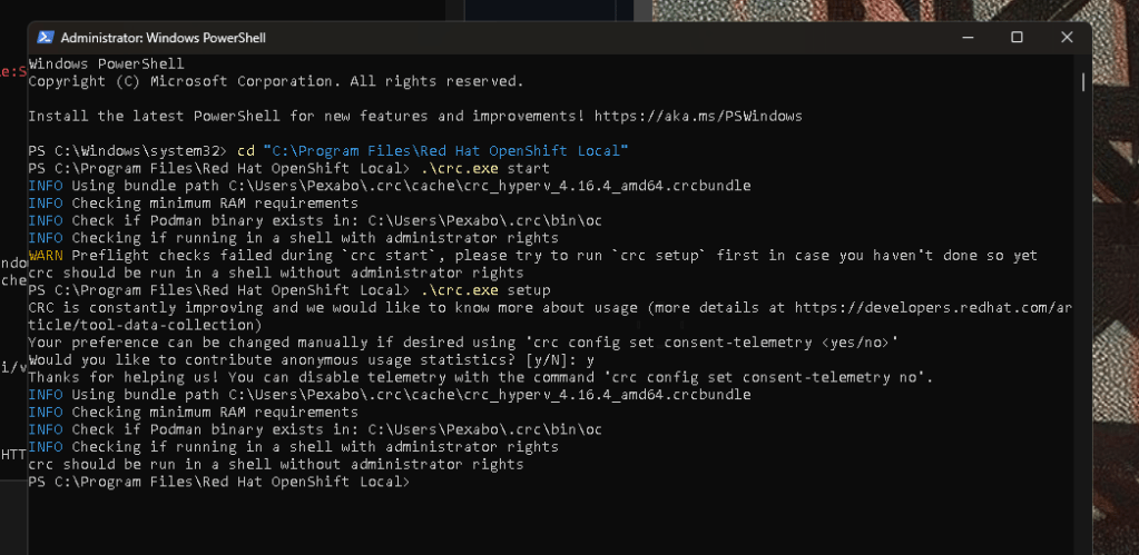 poc openshift on 6