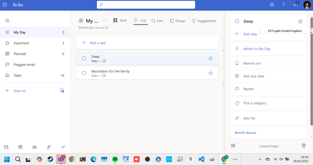 microsoft todo for 2
