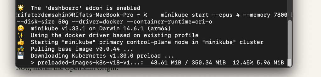 macos for openshift 12