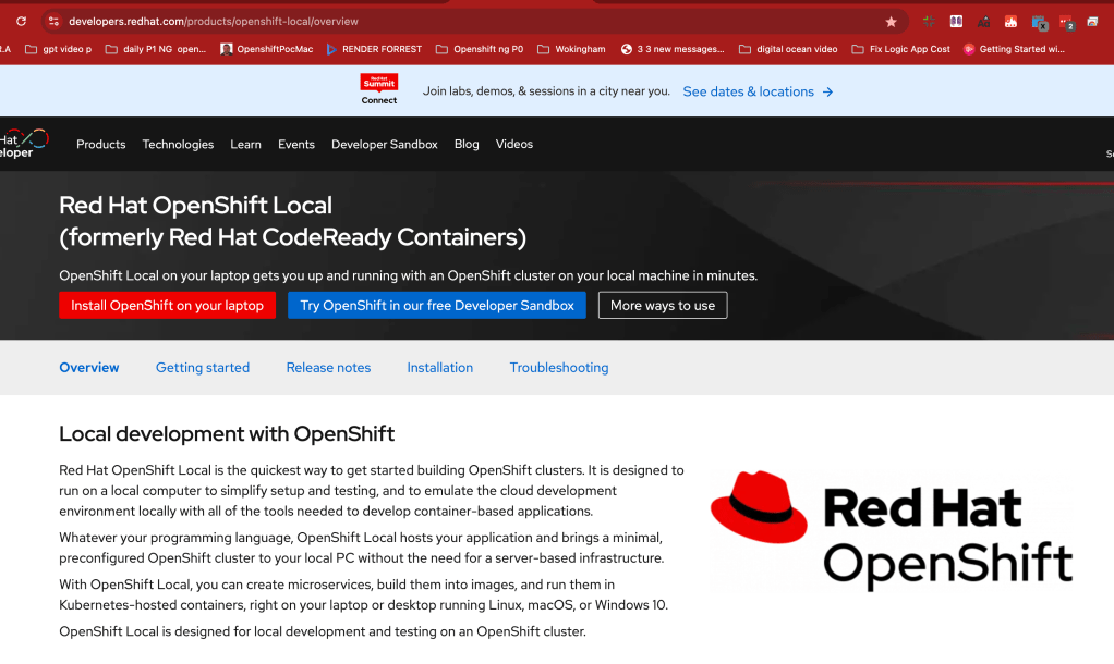 macos for openshift 22
