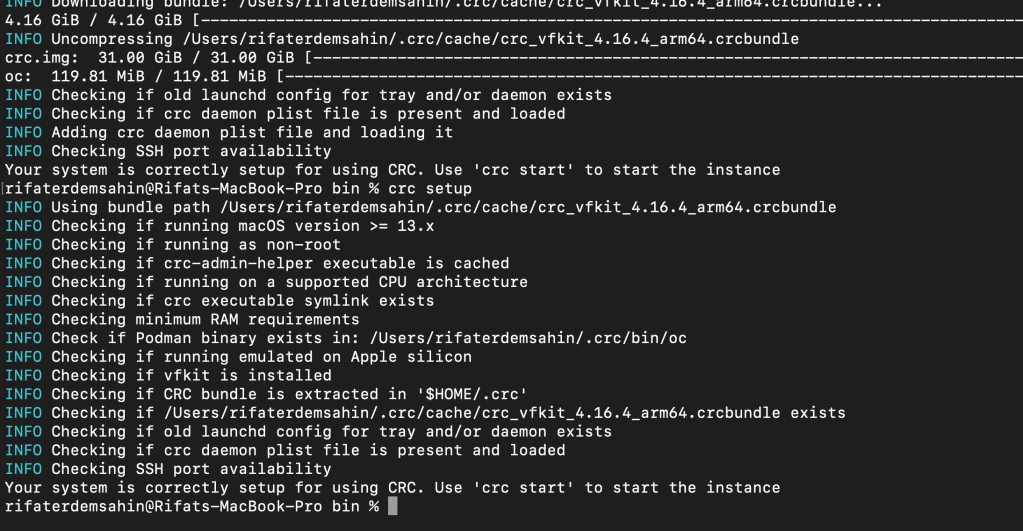 macos for openshift 27