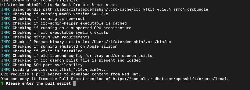 macos for openshift 28
