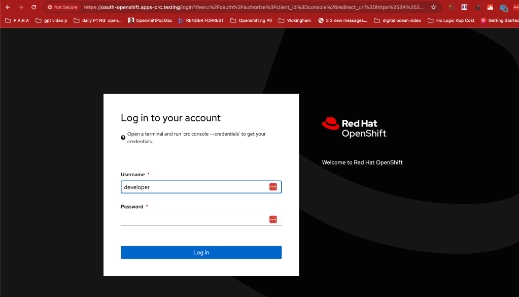 macos for openshift 31