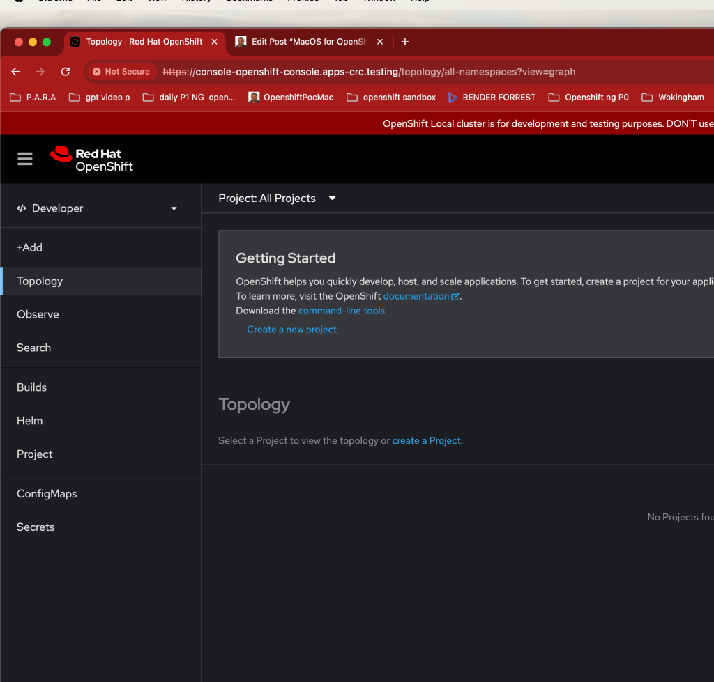 macos for openshift 40