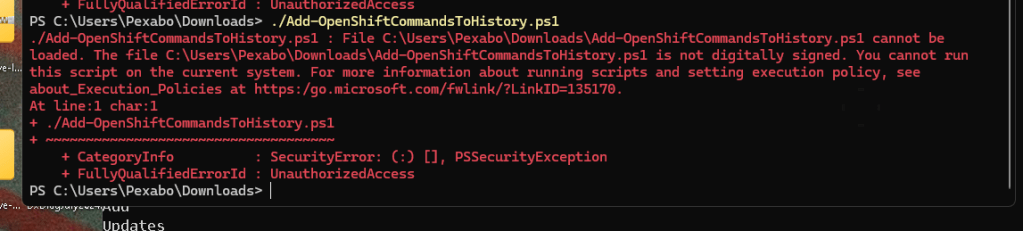 script history create 6