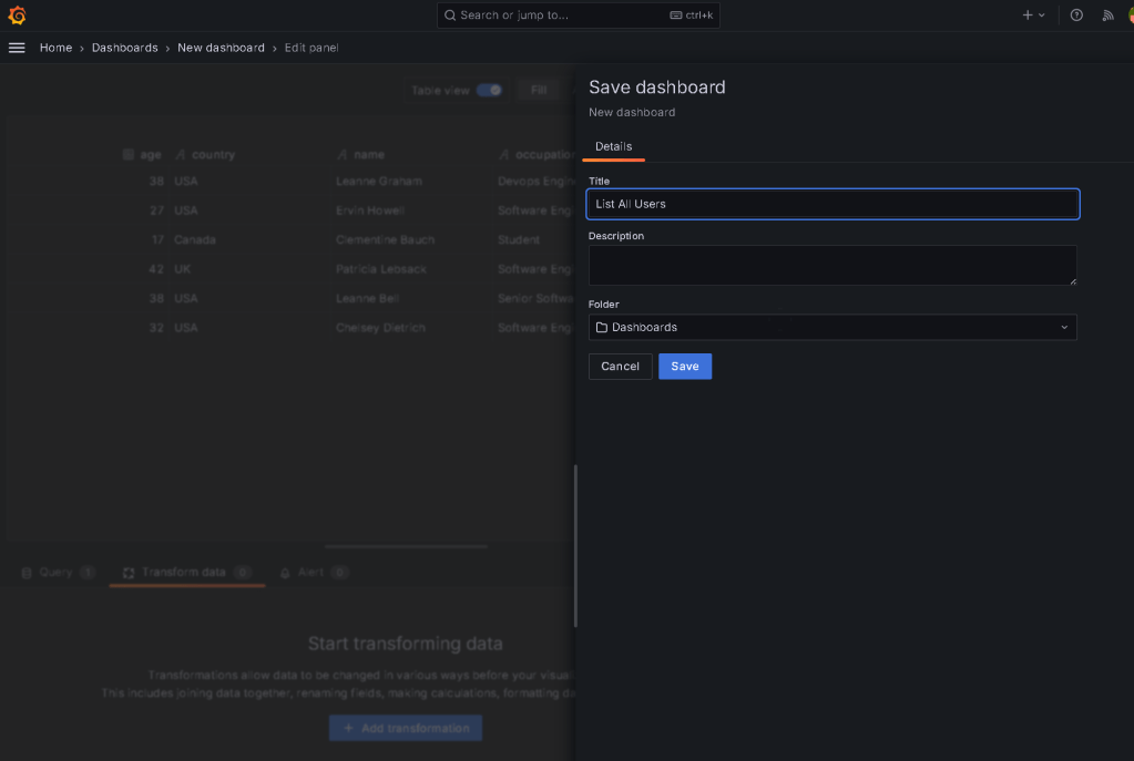 grafana project 21
