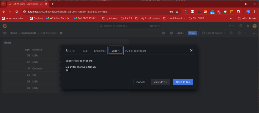 grafana project 26