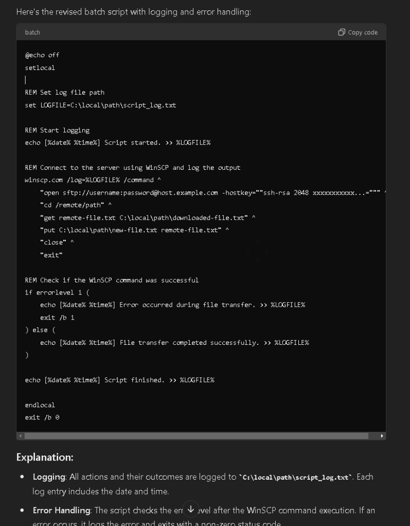 winscp development 17