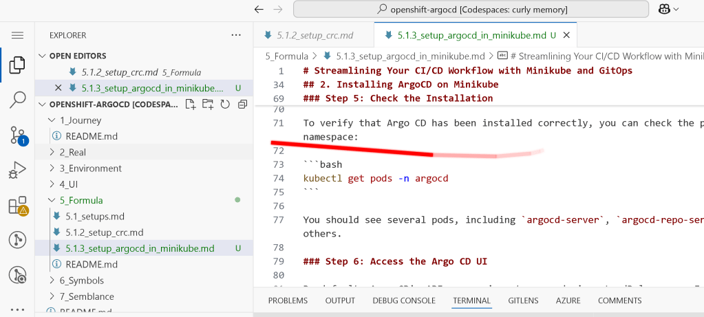updating the argocd 12