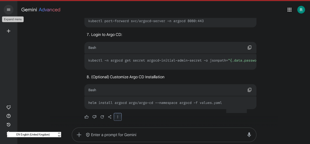 updating the argocd 13