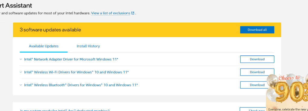 updates on workstation 1