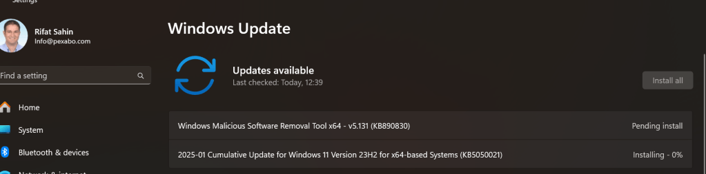updates on workstation 8