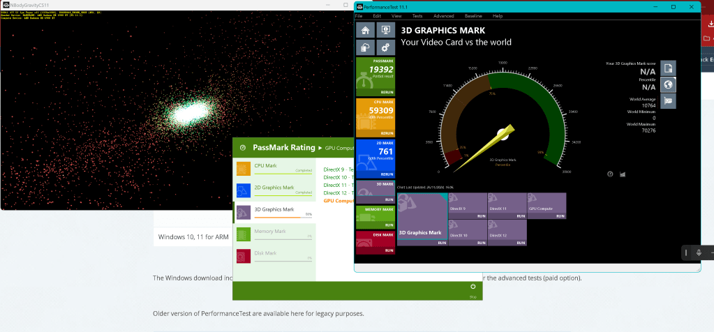 performance testing on 1