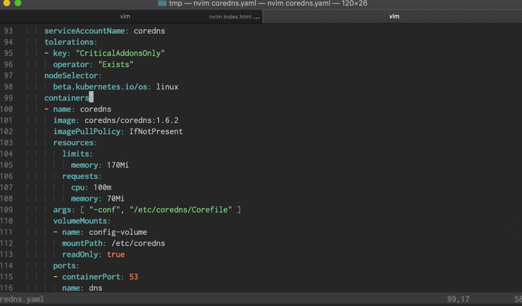 updating yaml in 1