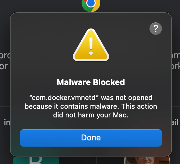malware blocked on 1